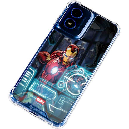 Marvel Iron Man New Armor Moto G 5G (2024) Clear Case
